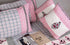 20s Cotton Cushion Cover in Floral Block Print